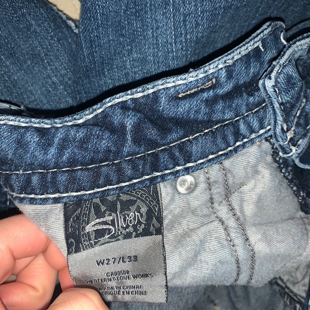 Silver jeans
